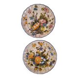 Set of two Bassano plates