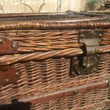 Old travel trunk