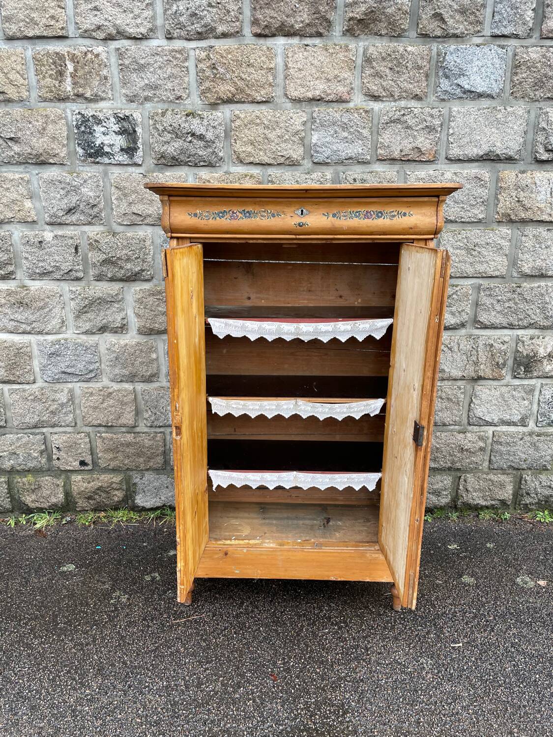 Dutch pine cabinet