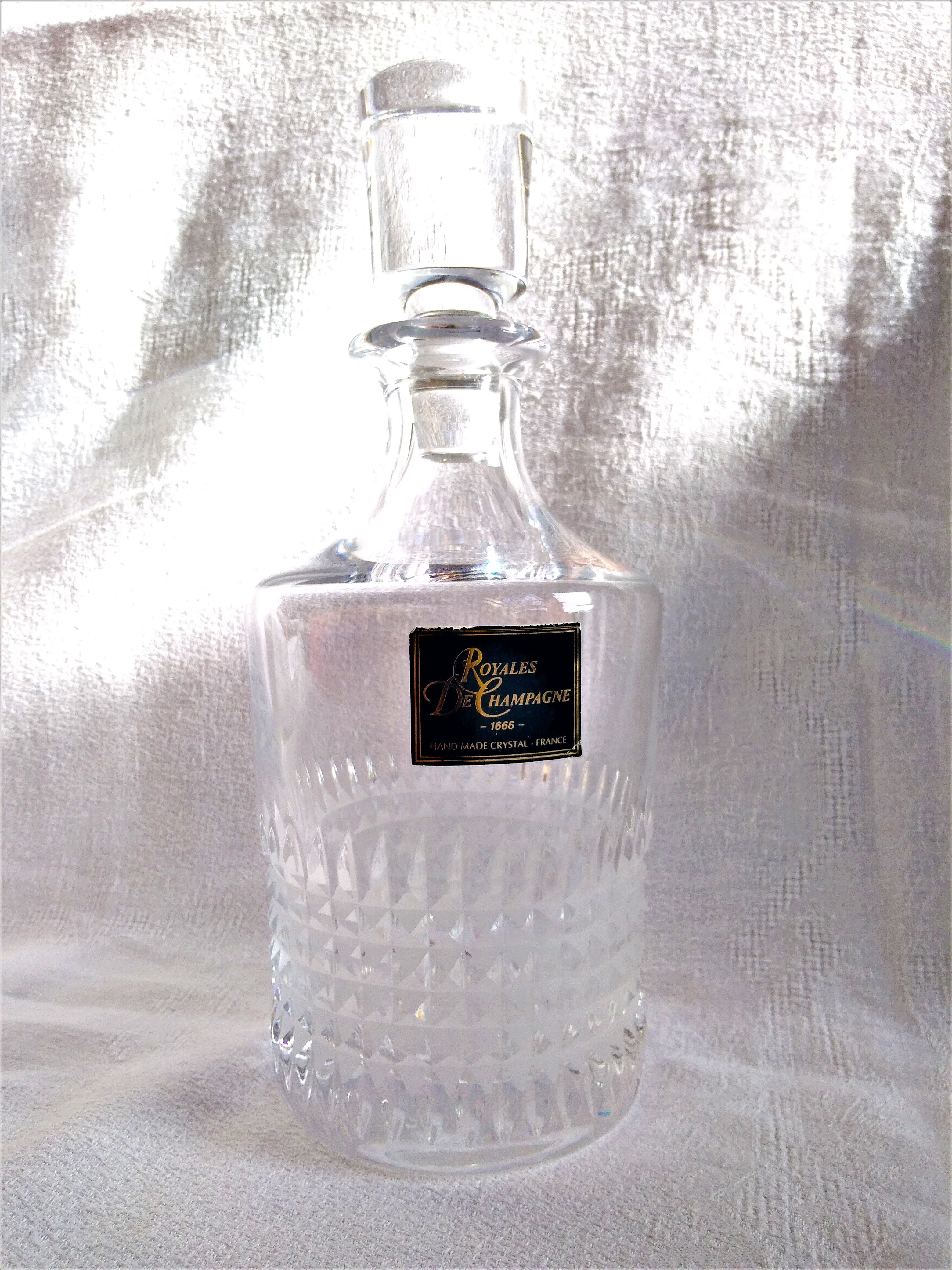 Crystal whisky decanter Royales De Champagne