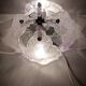 Wall light ice glass Murano 1970s