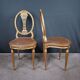 Paire de Chaises en Bois Doré, style Louis XVI – Début XXe