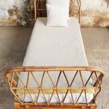 Rattan bed bench