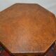 Leather coffee table