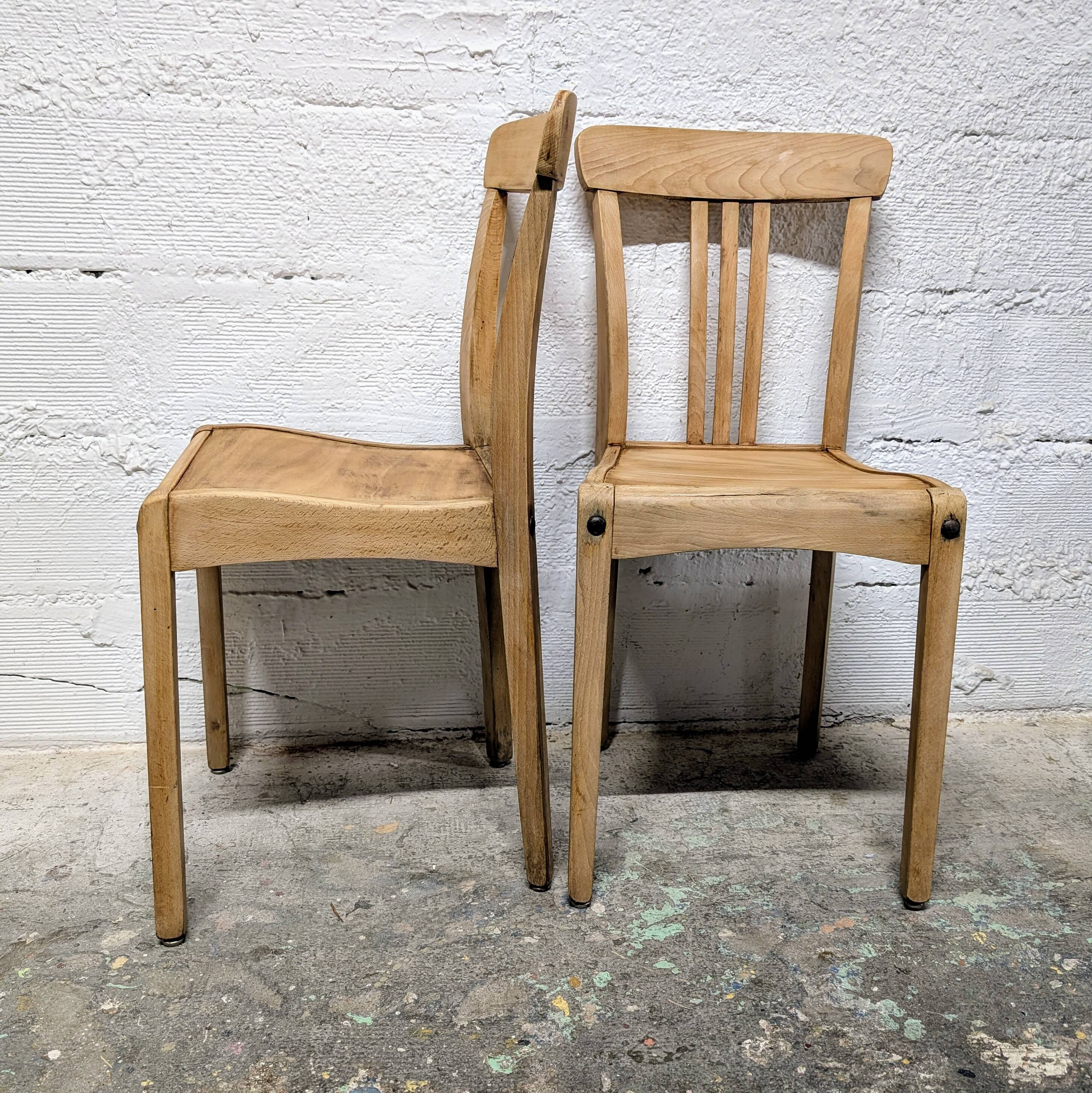 Pair of Stella bistro chairs