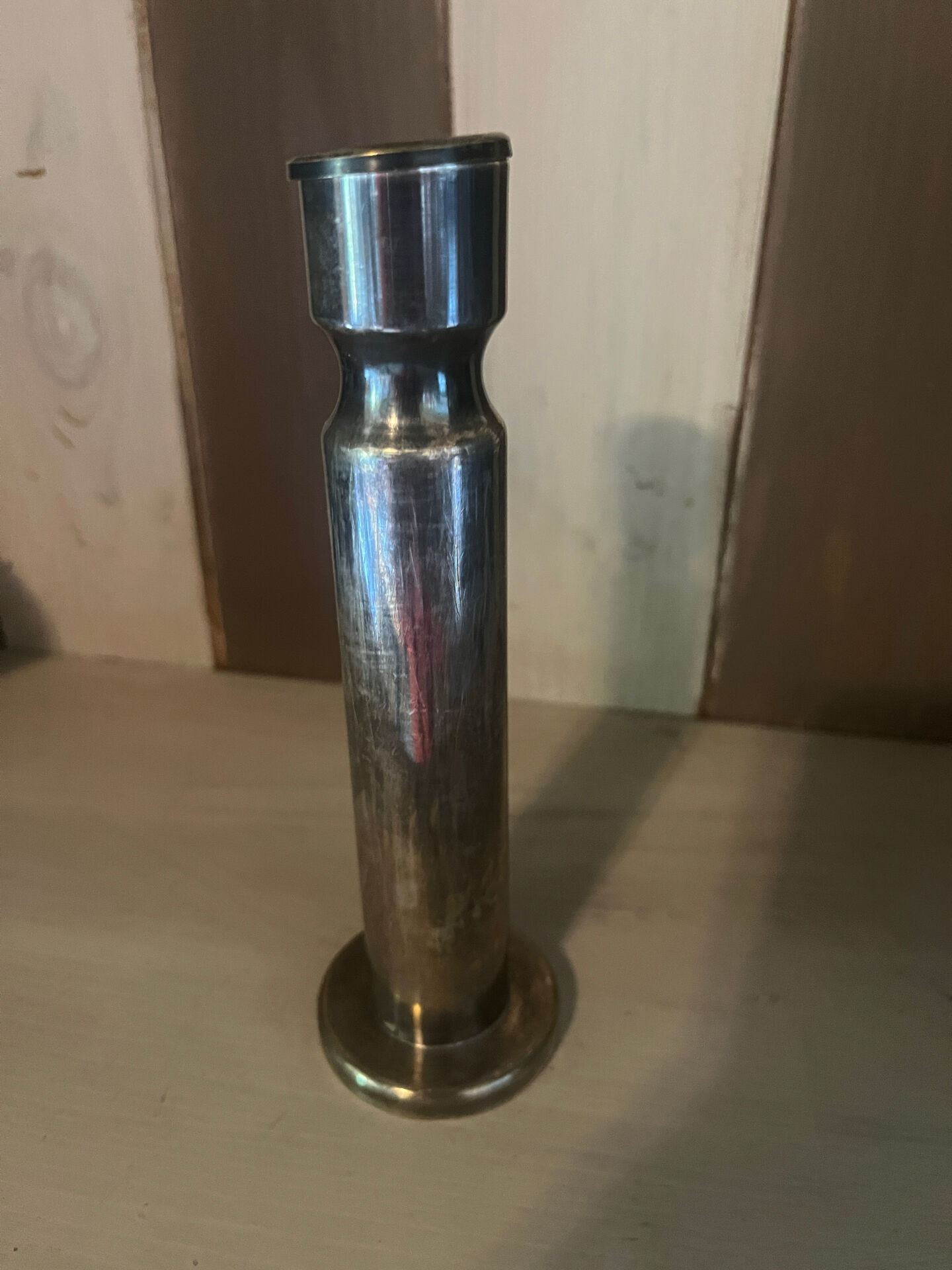 Bougeoir argenté