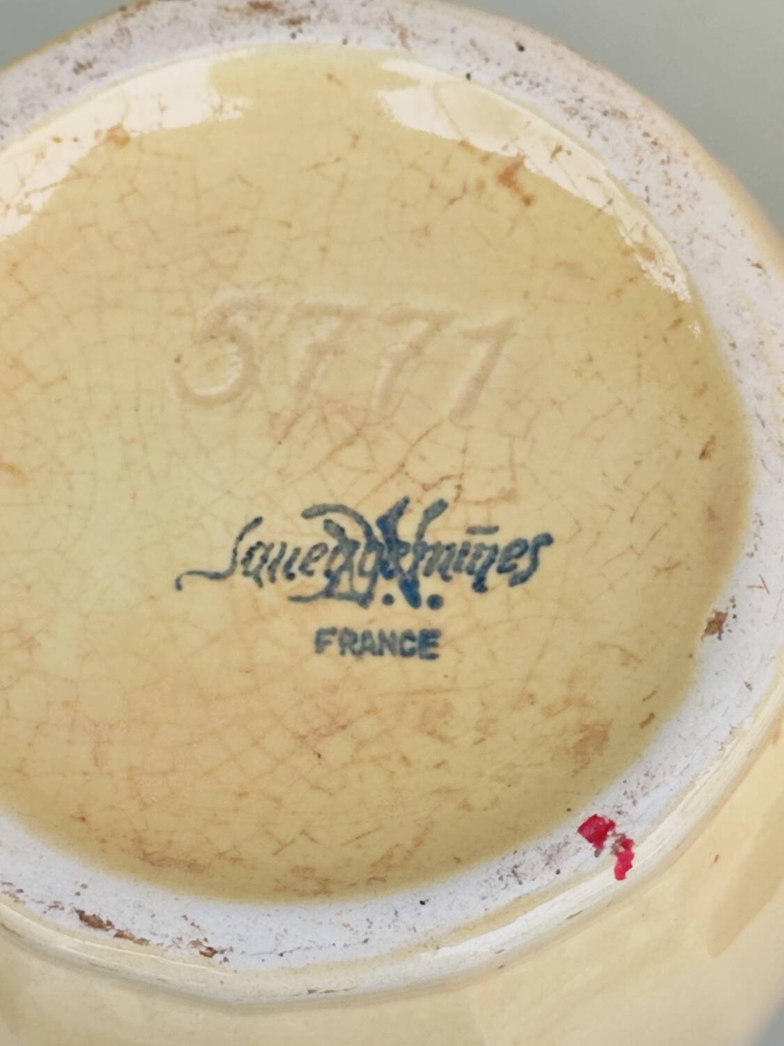 Vase art déco par Sarreguemines