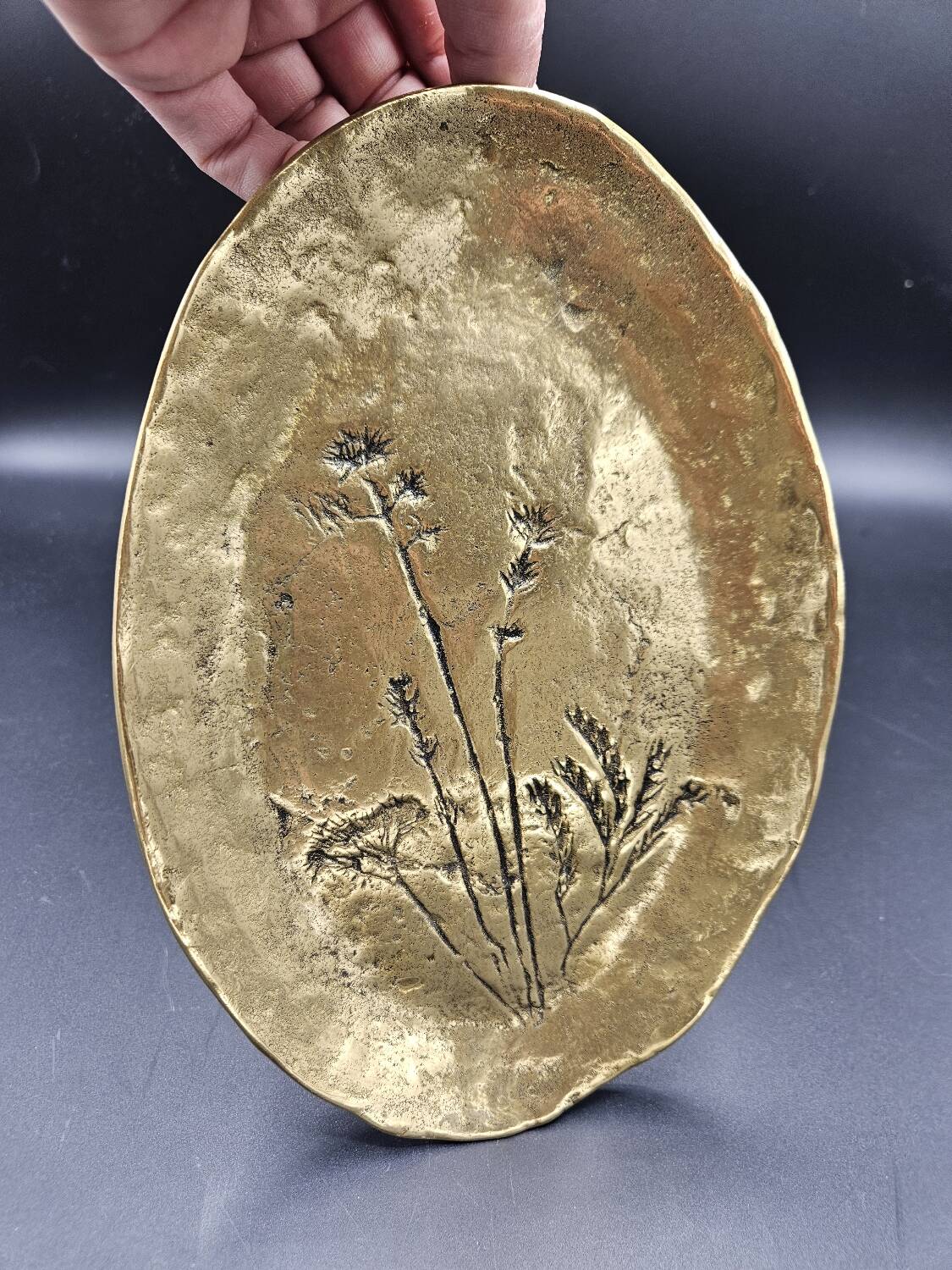 Empty Bronze Pocket Floral Decor