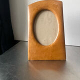 Antique  art nouveau birch wooden frame measurements 22 cm x 13 cm