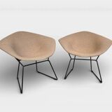 Pair of Diamond Chairs by Harry Bertoia for Knoll, 1970s