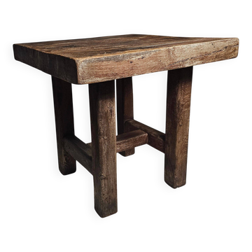 Mobichalet kitchen table/island in solid oak, Belgium, 1950s