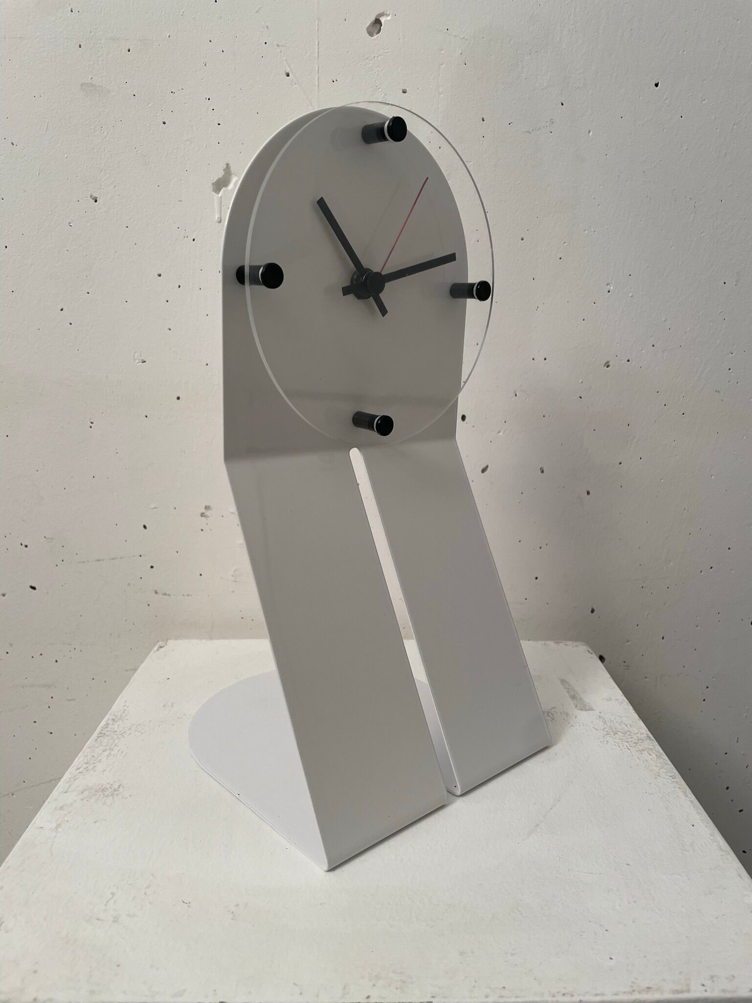 Clocky Clock desk clock, Seccose, Gaspare Cairoli, 1980