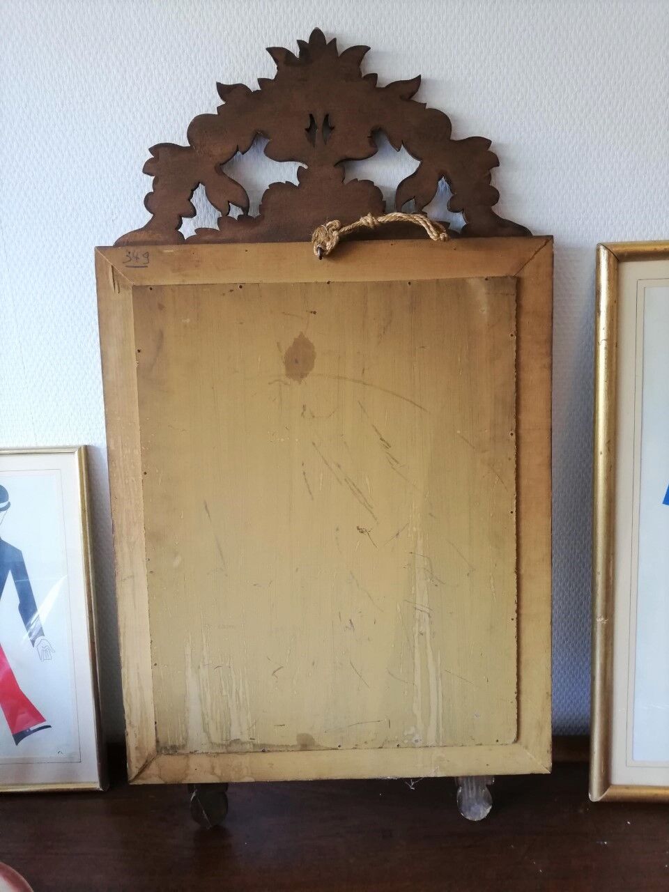 Neoclassical mirror 84 x 47 cm