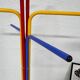 Children's coat rack in multi-colored metal