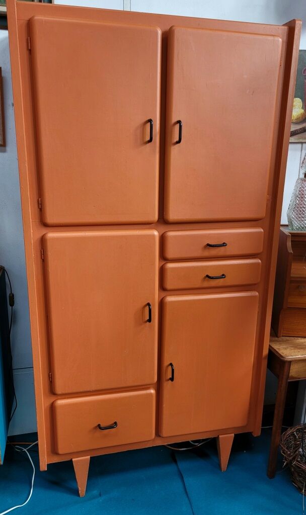 Mado orange kitchen buffet, 60s