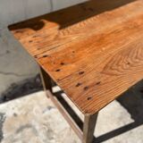 Table de ferme en bois ancien