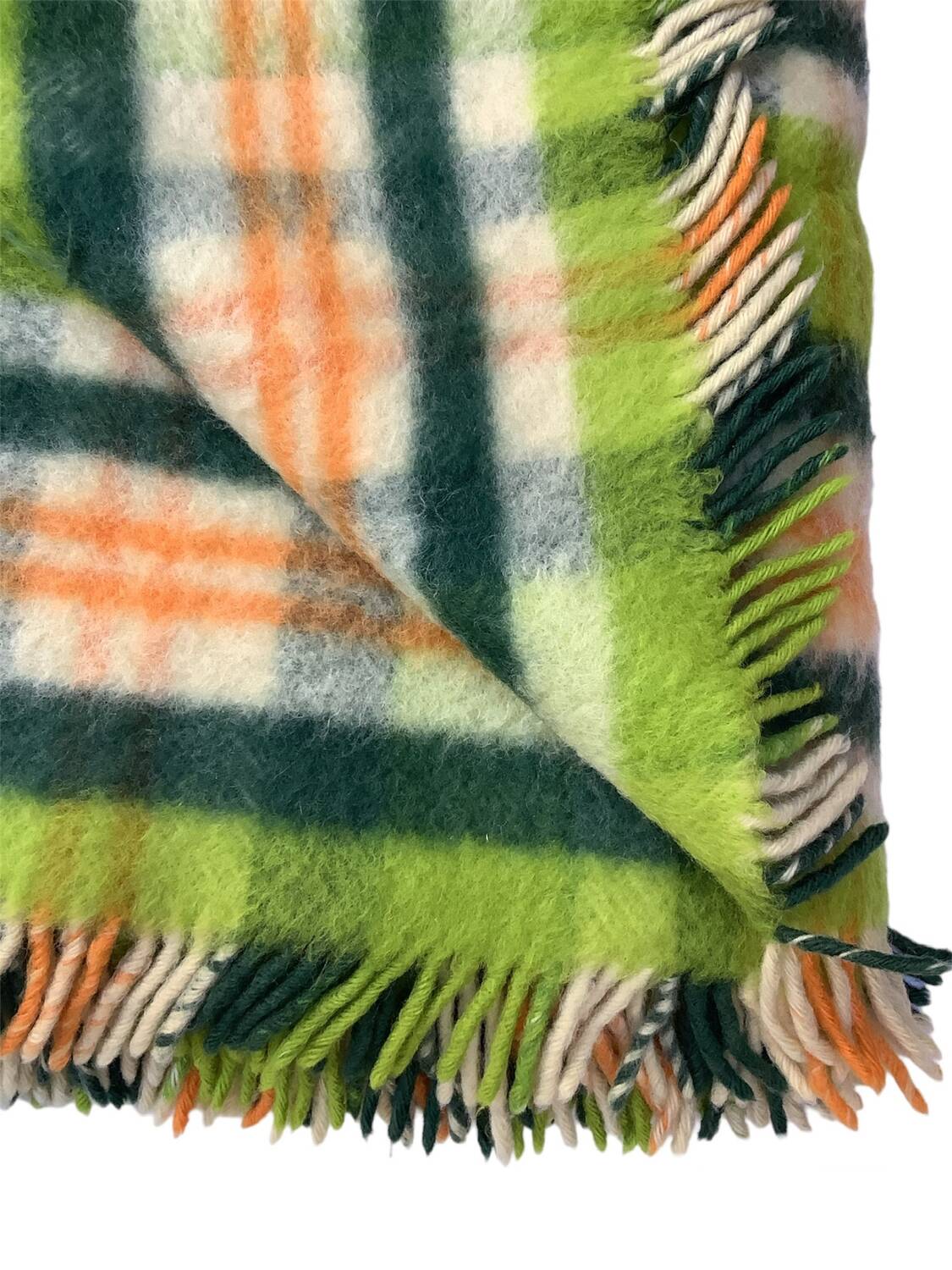 Vintage tartan throw