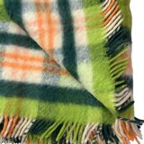 Vintage tartan throw