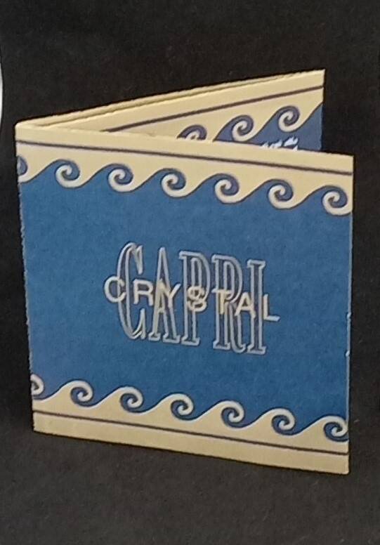 2 crystal cognac glasses