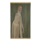 Painted canvas art deco style, contemporary work
