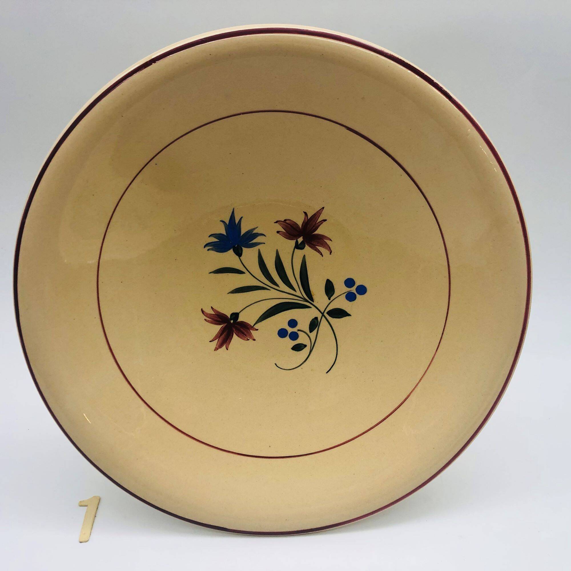 Three K&G Lunéville serving dishes, "Denise" model