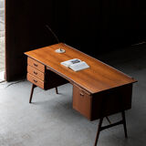 Writing desk by Louis Van Teeffelen for Wébé, Dutch design, 1950s