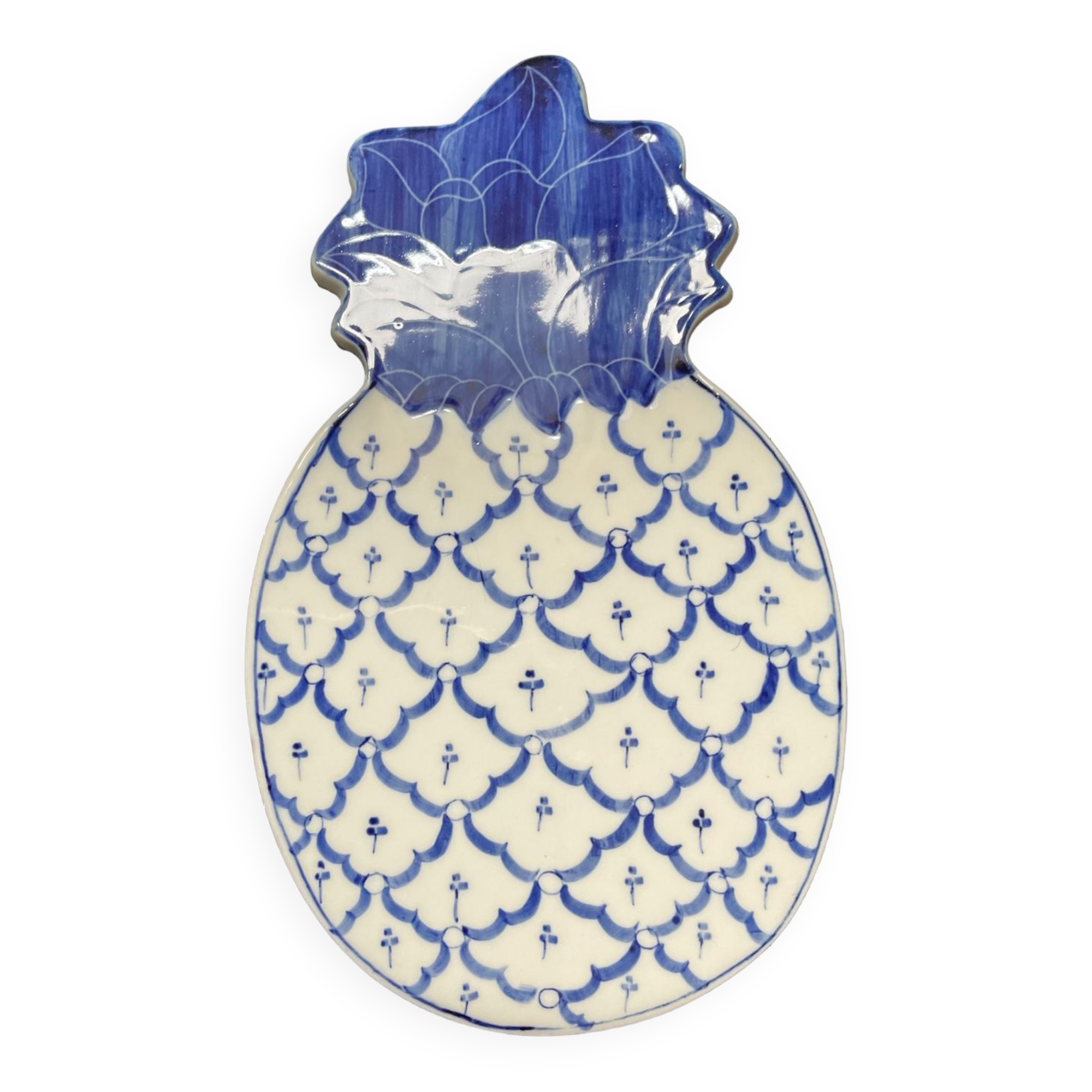 Vase pot en céramique émaillée signé JB années 1970/80