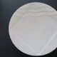 6 Flat plates Salins Studio curved lines Vintage 1980 style Memphis design Pierre Cazenove