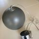 2 round metal pendant lights, Sweden 1980s