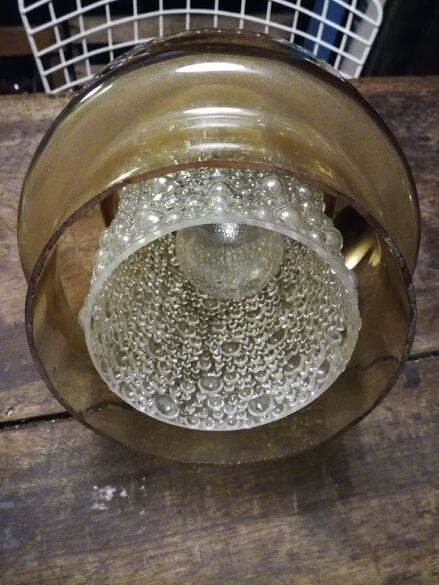 Glass hanging