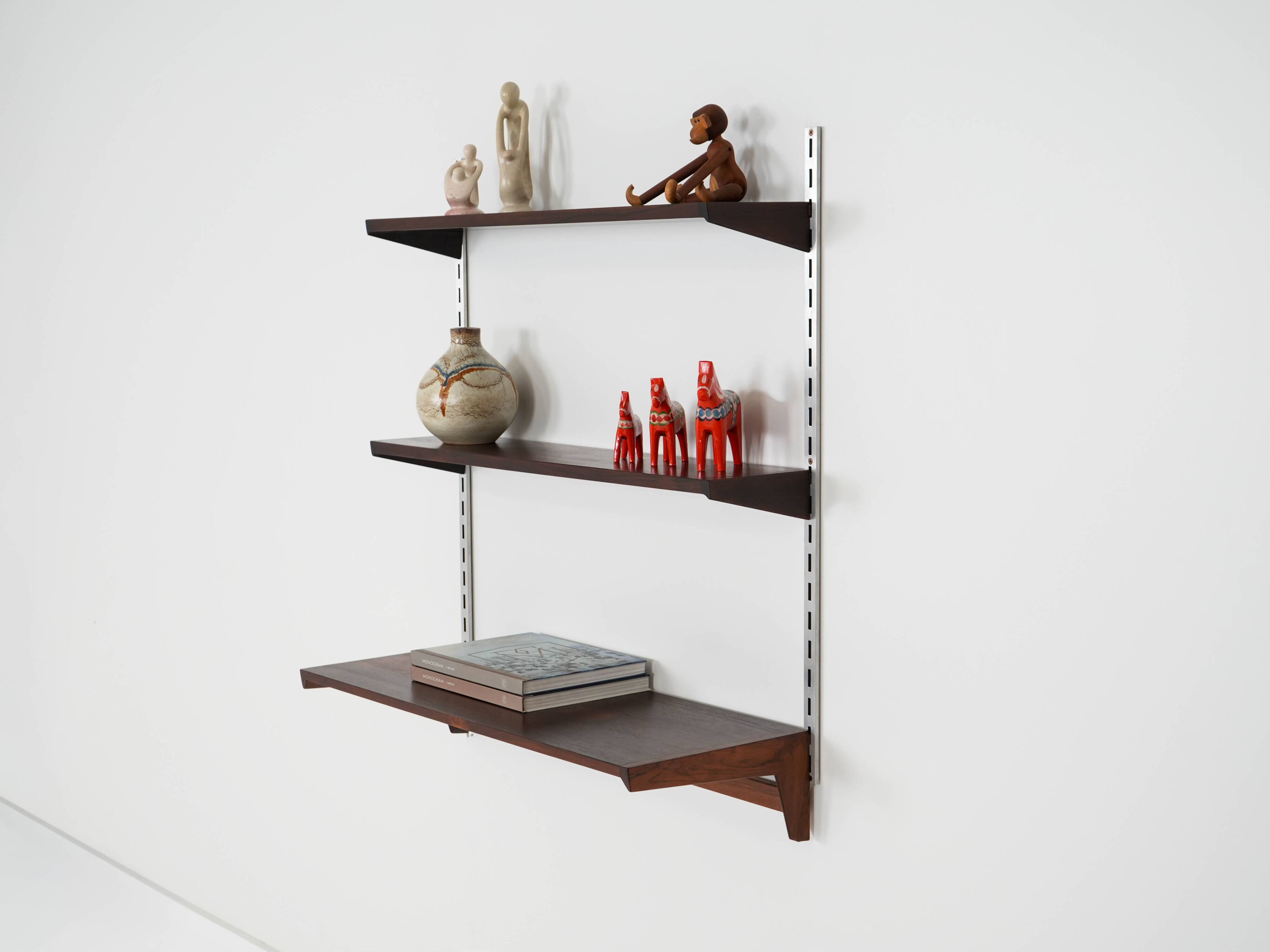Rosewood modular shelving unit, Danish design, 1960s, designer: Kai Kristia