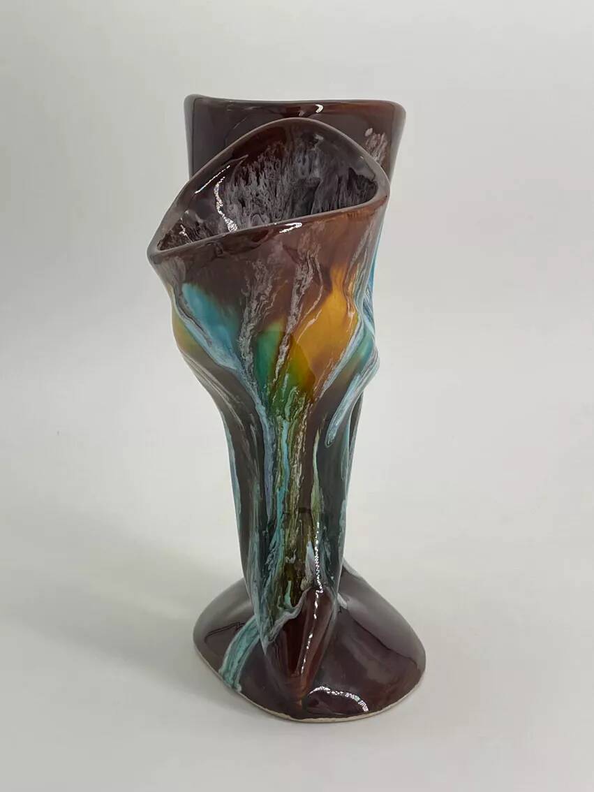 Vallauris vase in ceramic from the 1960s.