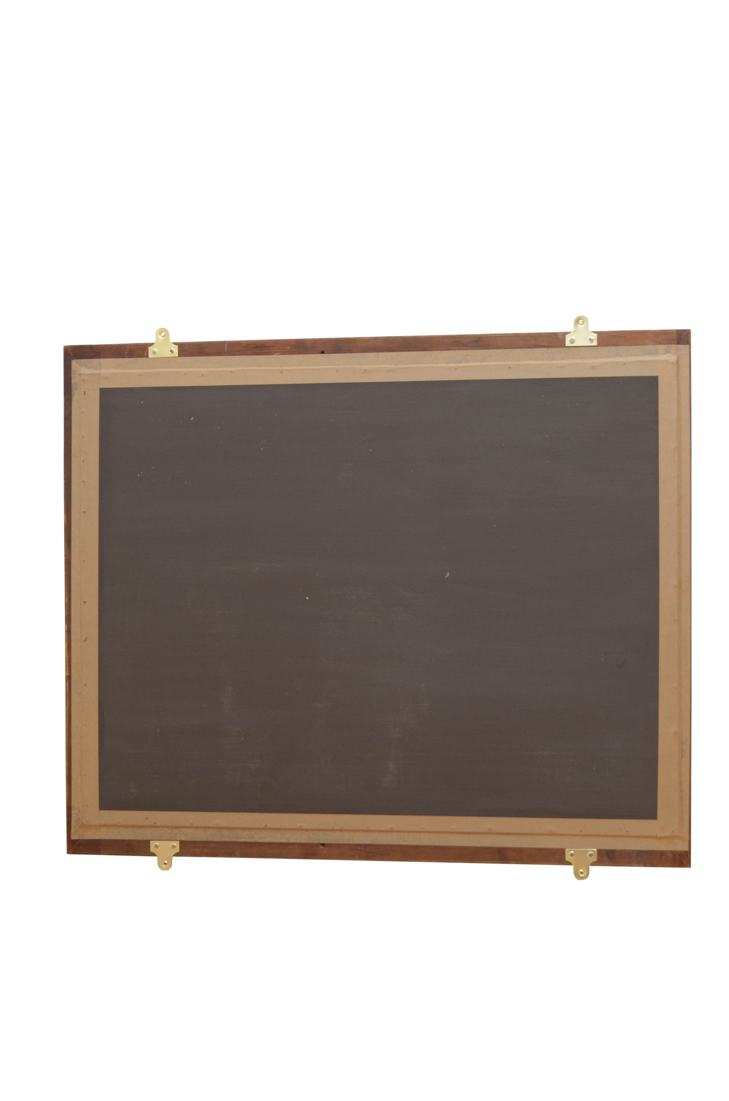 Miroir mural en bois doré français - 86x105cm