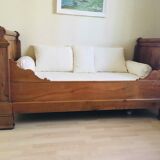 Solid cherry boat bed