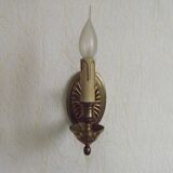 French Antique Brass Traditional Empire Eagle Head Wall Light 5219