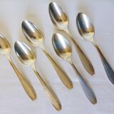6 Apollo Art Deco Style Soup Spoons