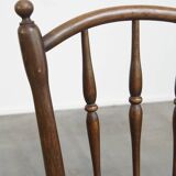 Bistro chair with carved seat