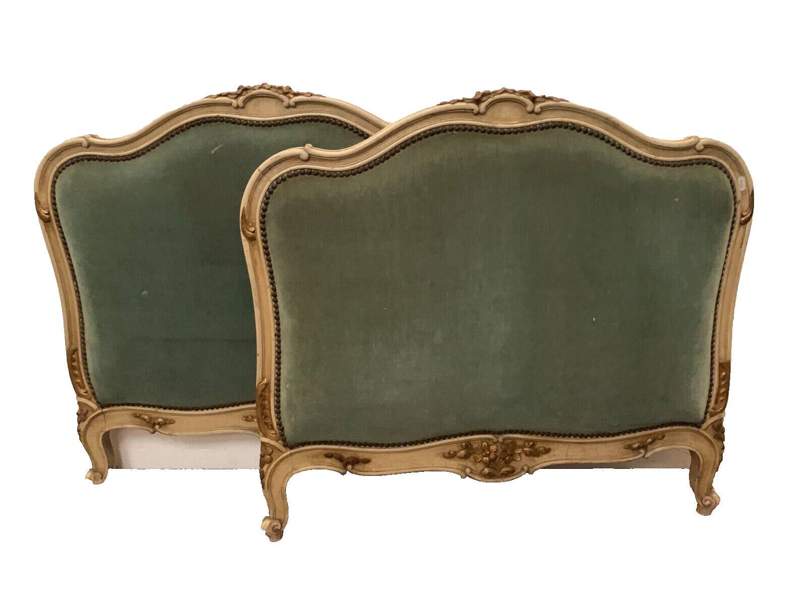 Bench daybed in lacquered and gilded wood 20th century