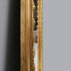 Large French antique gilt wooden chimney mirror, ca 1890