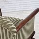 1950s, Danish armchair, furniture velour, teak wood.