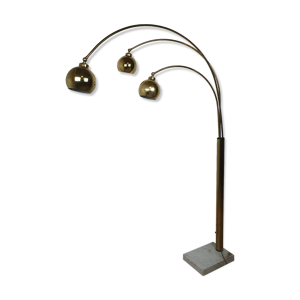 lampadaire arc en laiton