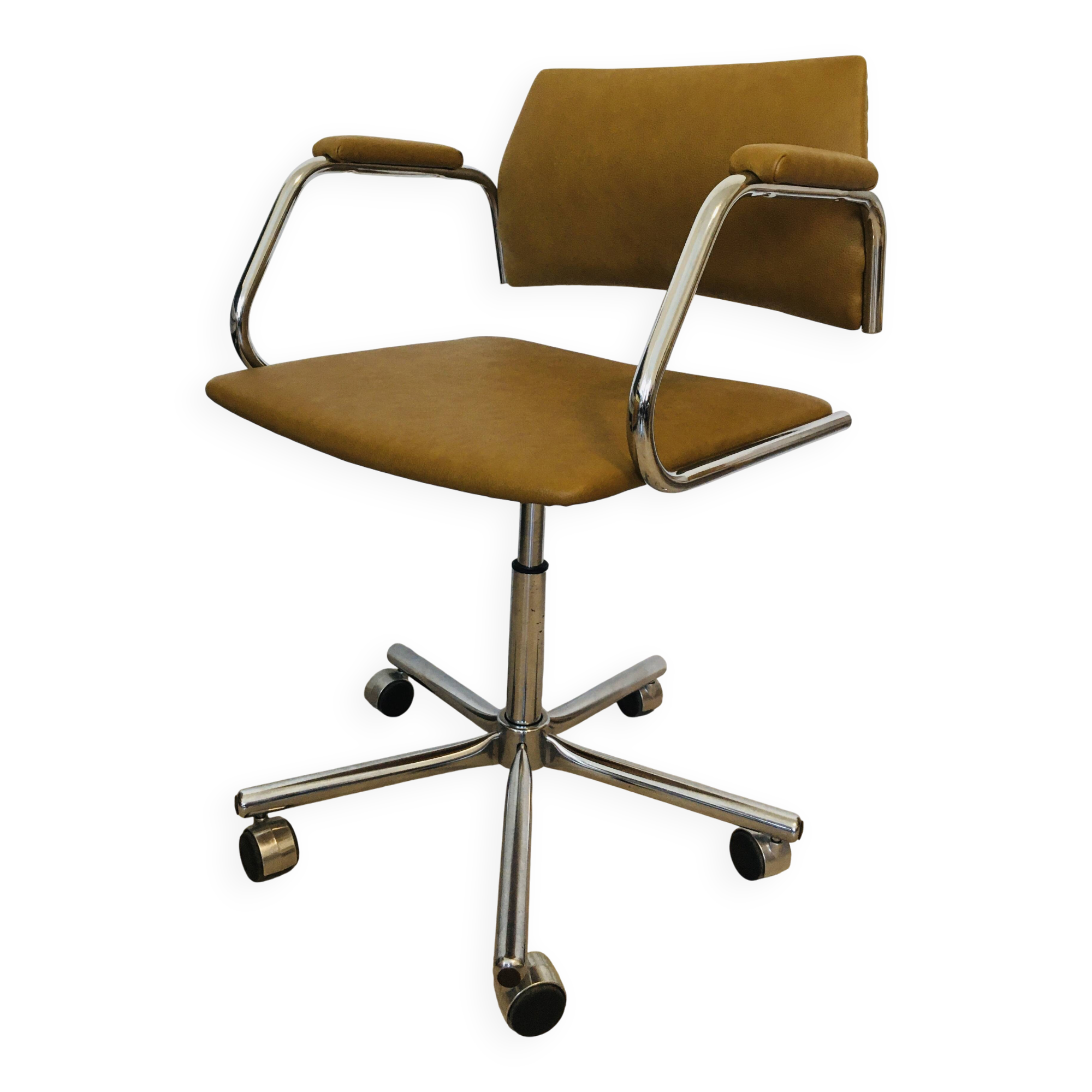 Fully Restored Vintage Desk Chair by Kovona, Czechoslovakia 1970’s