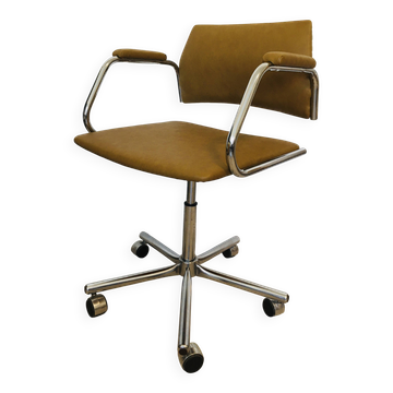 Fully Restored Vintage Desk Chair by Kovona, Czechoslovakia 1970’s