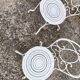 Garden furniture 4 places wrought iron old vintage xxeme