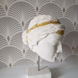 Greek woman's head in plaster
