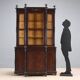 Antique rosewood library, neoclassical decorations, 19th century