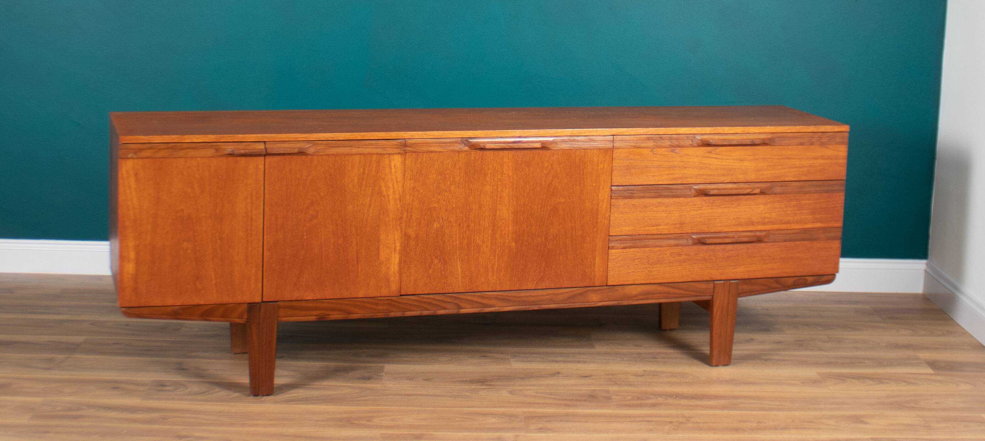 Retro Teak 1960s Beutility Midcentury Sideboard