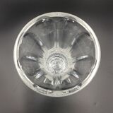 Medici Crystal Baccarat Vase? Diamond Spikes XIXth Unsigned