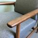 Vintage Mid-Century Armchairs: H.Lis 300-190 Restored Pair