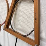 Vintage wooden badminton racket